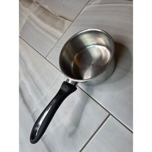Bialetti Stainless Steel Saucepan 5.5 Inch Italian Design Professional A2